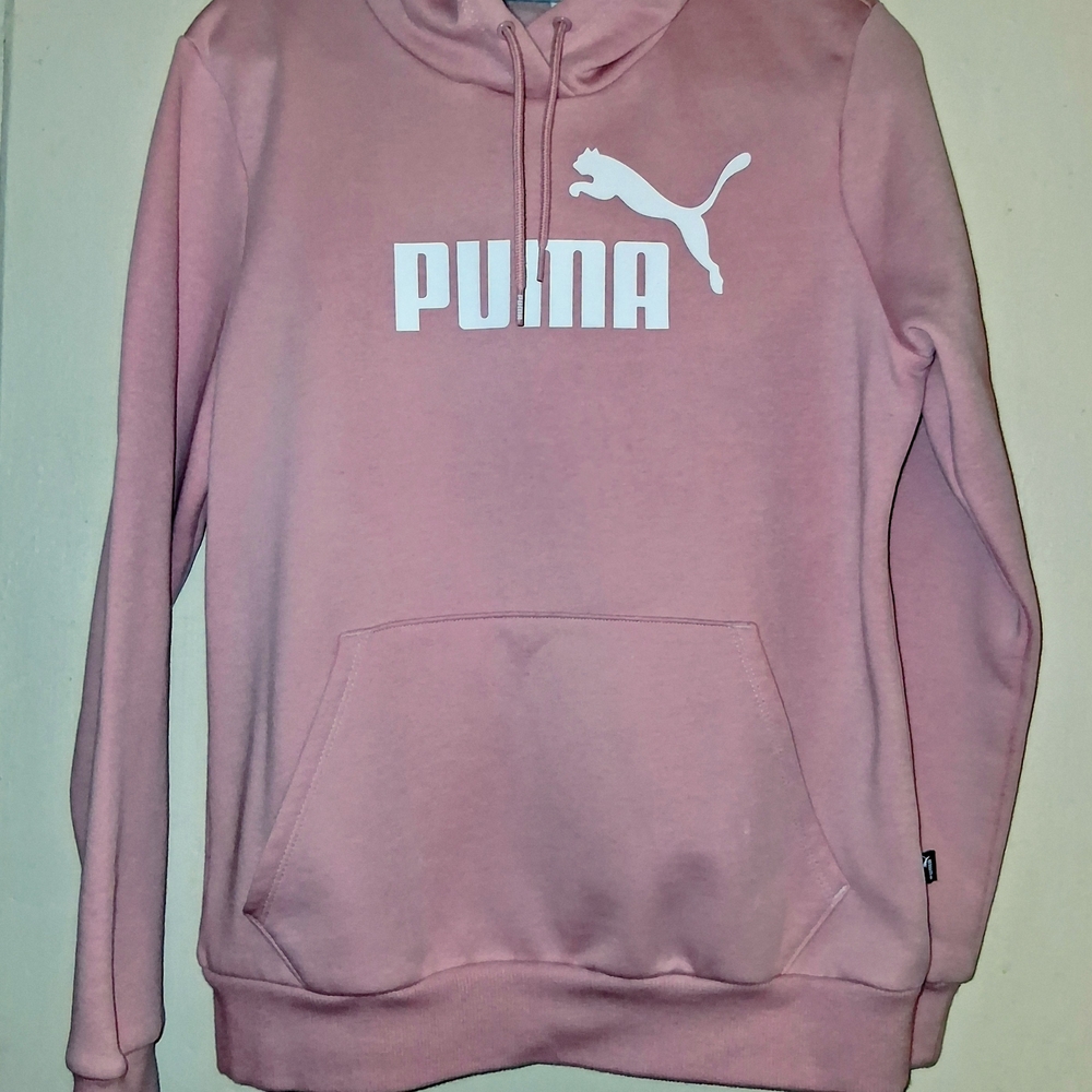 Puma Pink Hoodie Sweatshirt